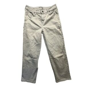 Sonoma Goods For Life Straight‎ Crop Distressed Jeans Womens Sz 4 Casual Gray
